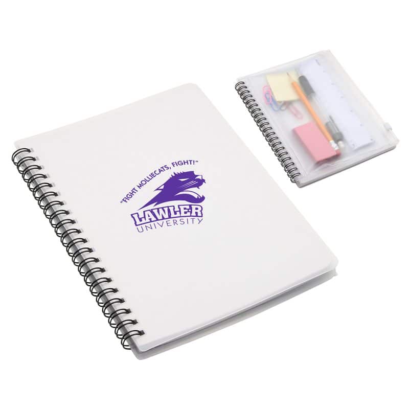 Hardcover Notebook with Pouch - 6