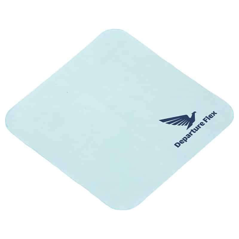 Heavyweight 6" x 6" Draw Twist Microfiber Cleaning Cloth- 1-Color - 2
