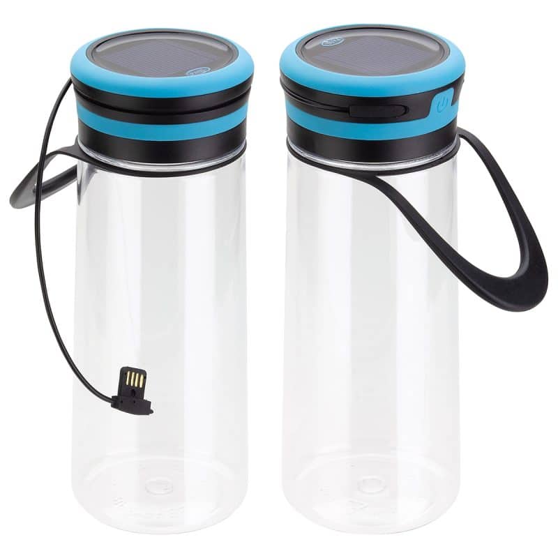 Light-Up 20 oz Tritan® Bottle + Solar Lantern - 1