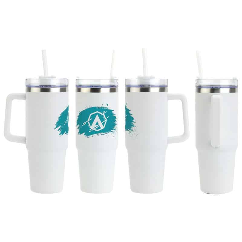 Medina 30 oz Vacuum Insulated Stainless Steel Mug - 8