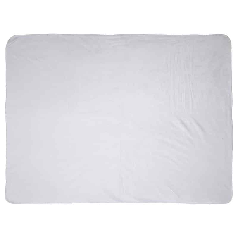 Micro-Mink Sherpa Plush Blanket 60" x 80" 430GSM - Full Color - 1