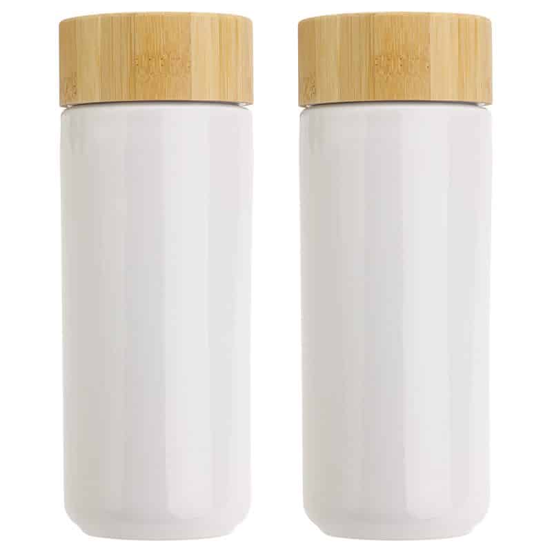 Milan 10 oz Ceramic Tumbler with Bamboo Lid - 5