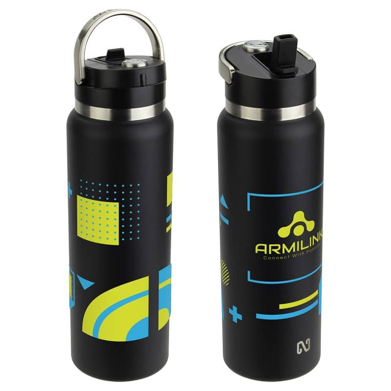 NAYAD® Ranger 40 oz Stainless Double-wall Bottle with Flip-Top Spout - 2