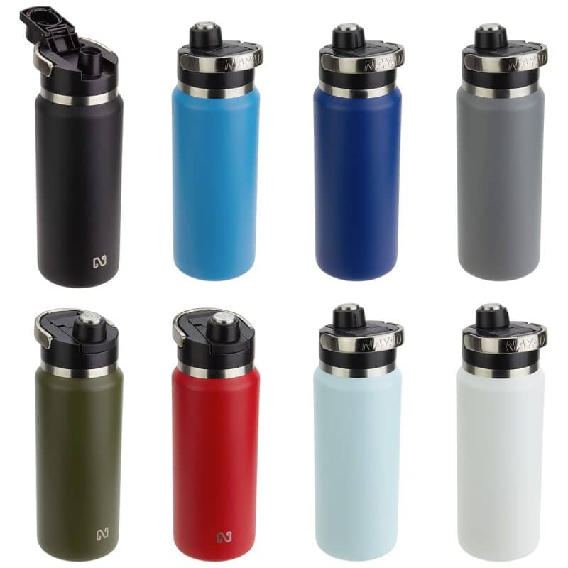 NAYAD® Traveler 26 oz Stainless Double-wall Bottle with Twist-Top Spout - 1