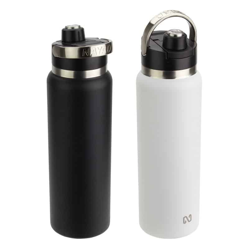 NAYAD® Traveler 40 oz Stainless Double-wall Bottle with Twist-Top Spout - 1
