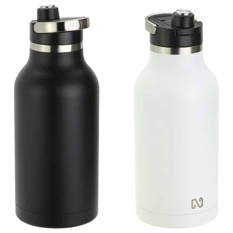 NAYAD® Traveler 64 oz Stainless Double-wall Bottle with Twist-Top Spout - 1