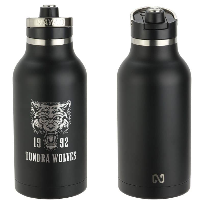NAYAD® Traveler 64 oz Stainless Double-wall Bottle with Twist-Top Spout - 2