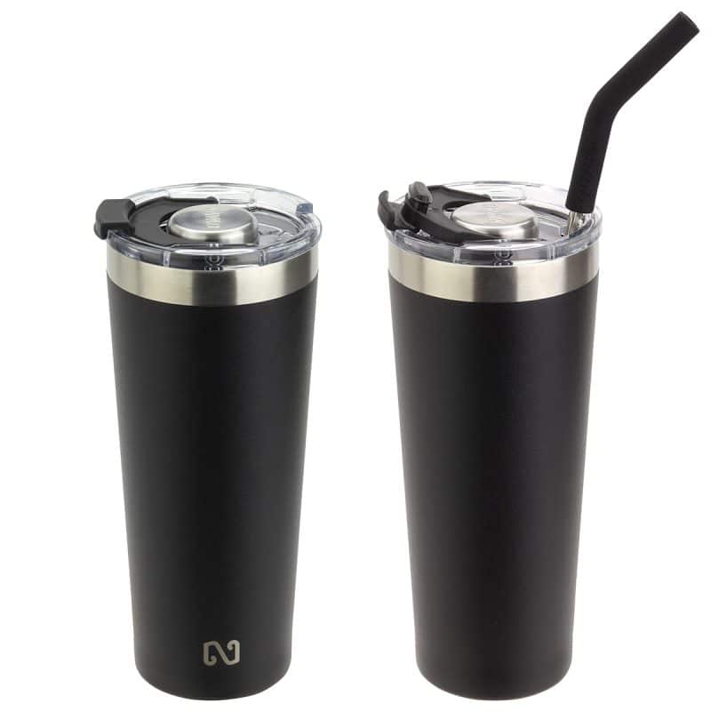 NAYAD® Trouper 22 oz Stainless Double-wall Tumbler with Straw - 3