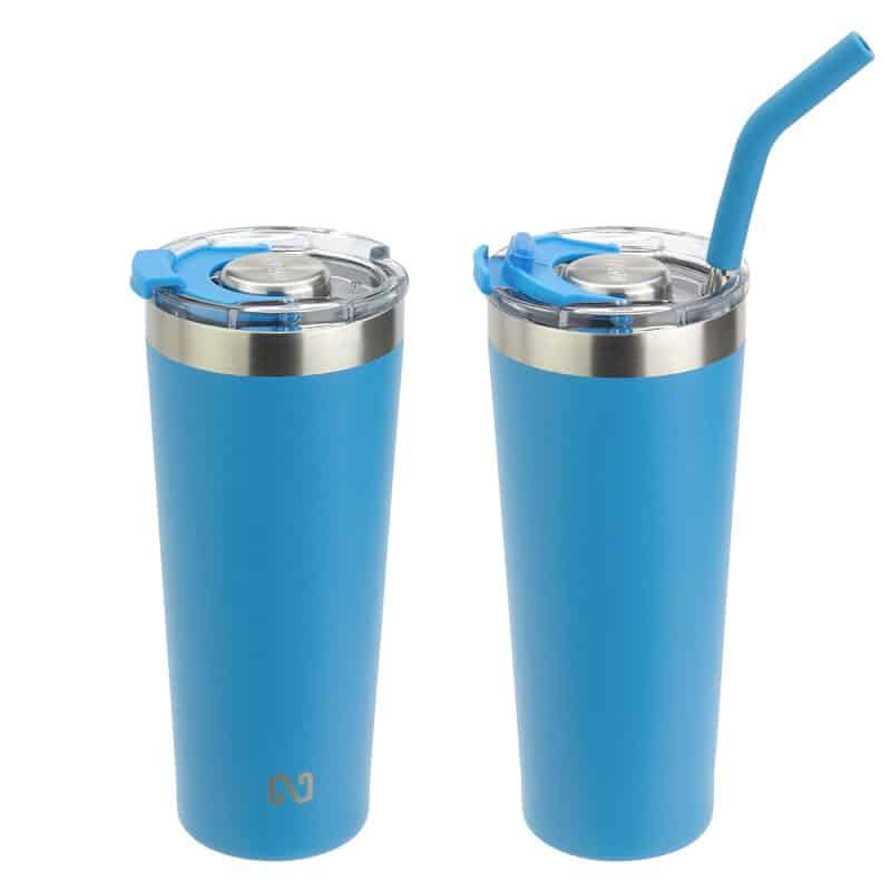 NAYAD® Trouper 22 oz Stainless Double-wall Tumbler with Straw - 5