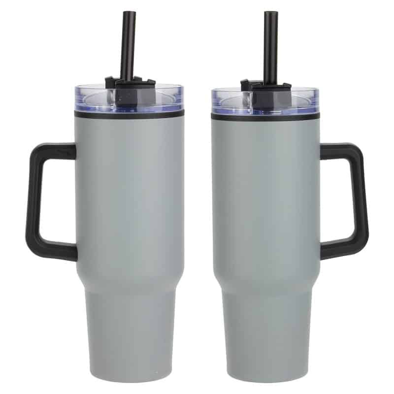 Outpost 40 oz Stainless Steel/Polypropylene Mug - 9