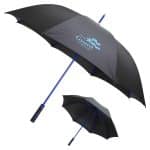 Parkside Auto-Open Umbrella with Contrasting Color Frame - 4