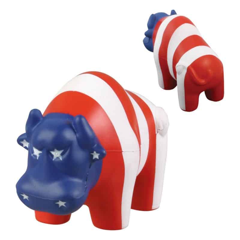 Patriotic Bull Stress Reliever - 3