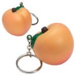 Peach Stress Reliever Key Chain - 1