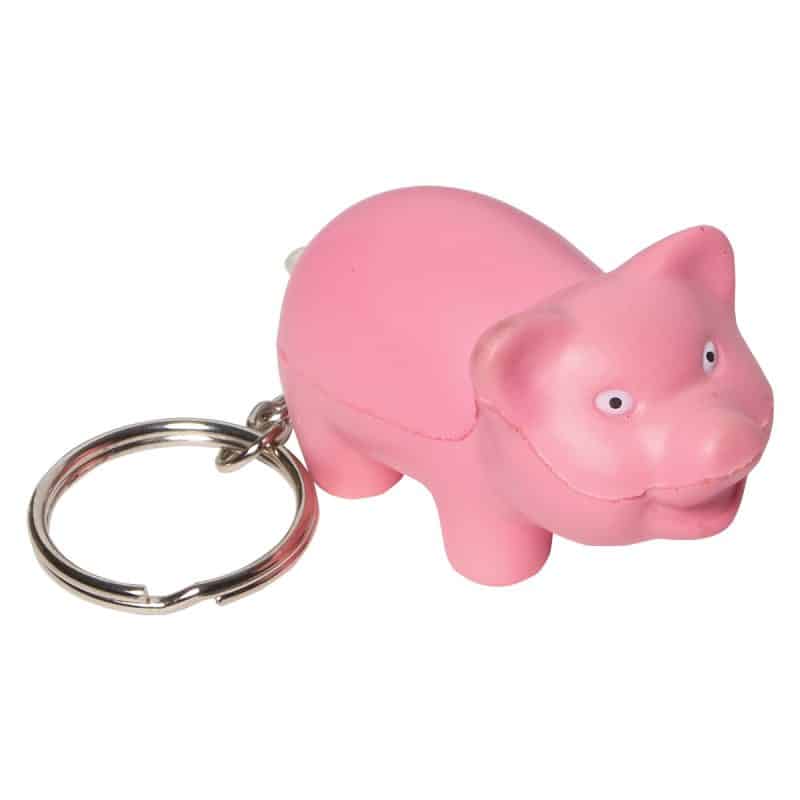Pig Stress Reliever Key Chain - 1