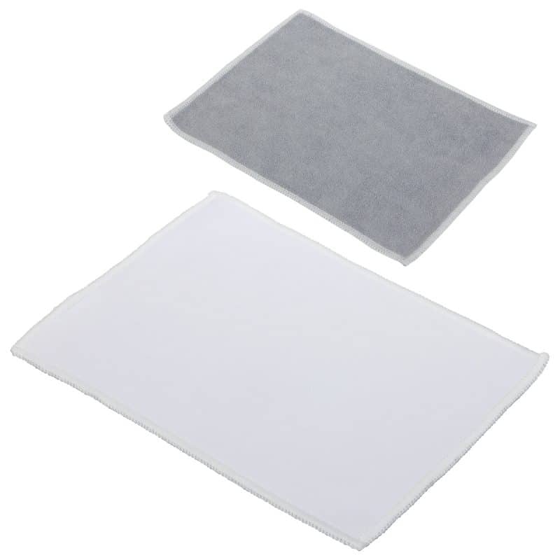 Quick Clean 5" x 7-1/8" Dual Sided Microfiber Cloth - Full Color - 1