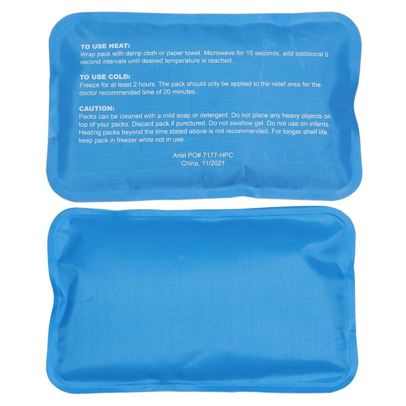 Rectangle Nylon-Covered Hot/Cold Pack - 3
