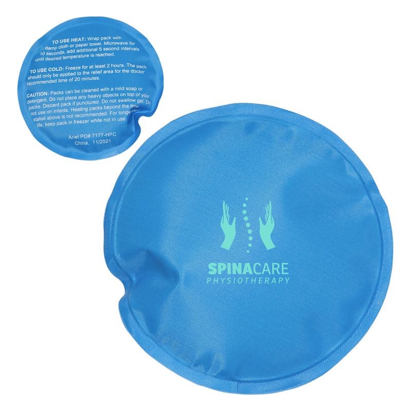 Round Nylon-Covered Hot/Cold Pack - 2