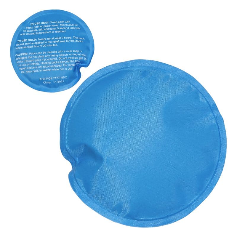 Round Nylon-Covered Hot/Cold Pack - 3