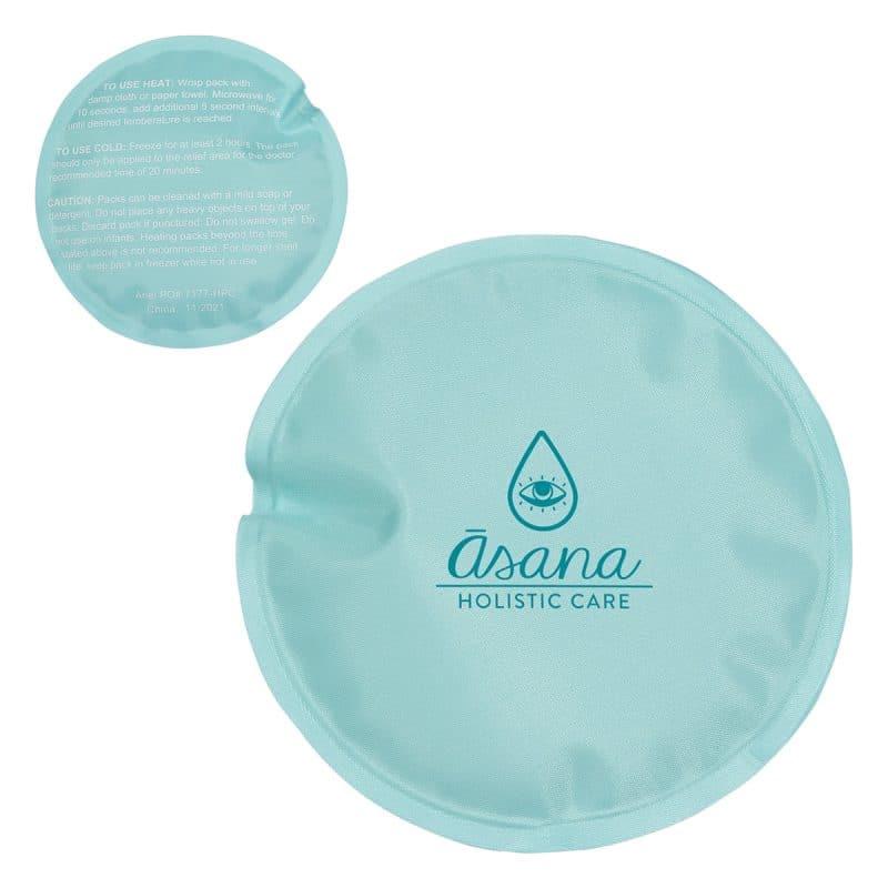 Round Nylon-Covered Hot/Cold Pack - 4