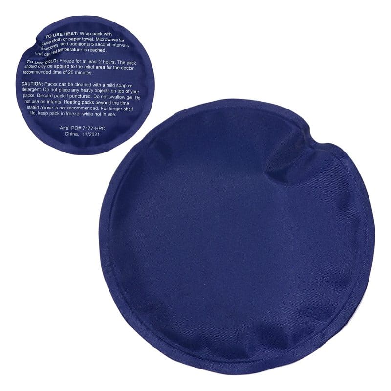 Round Nylon-Covered Hot/Cold Pack - 9