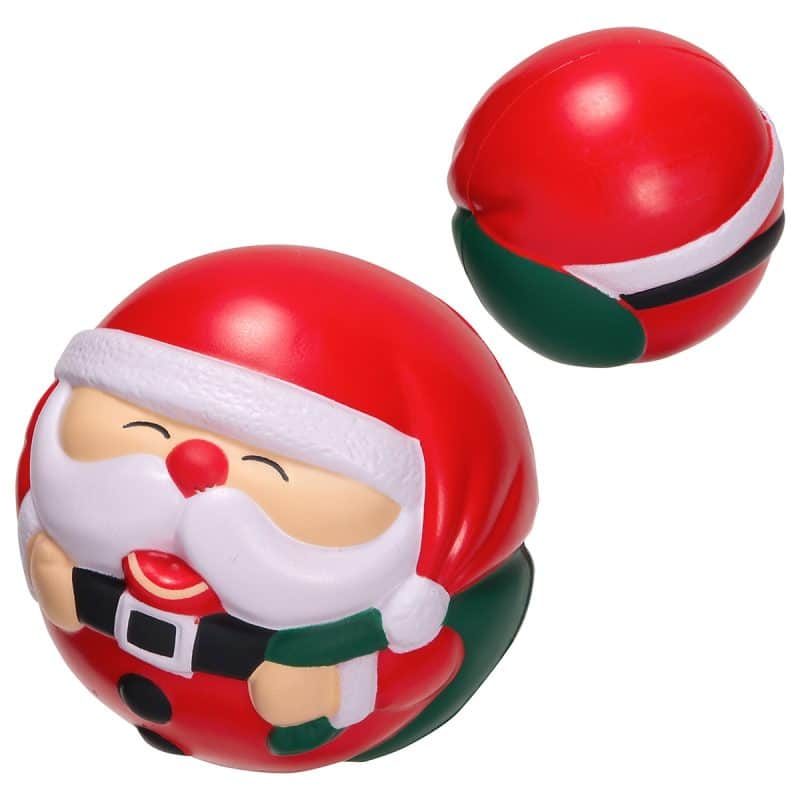 Santa Claus Ball Stress Reliever - 3