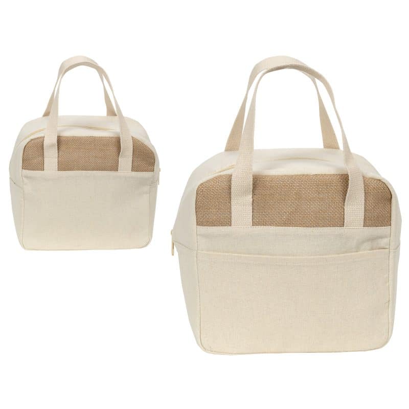 Savanna Jute & Recycled Cotton Cooler Bag - 1