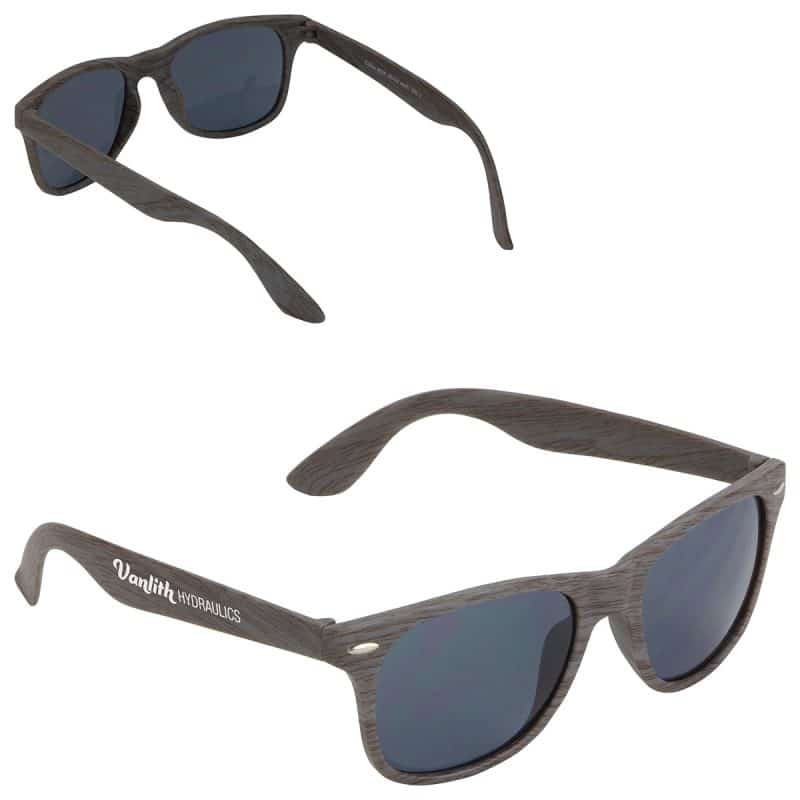 Sebring UV400 Wood Grain Sunglasses - 4