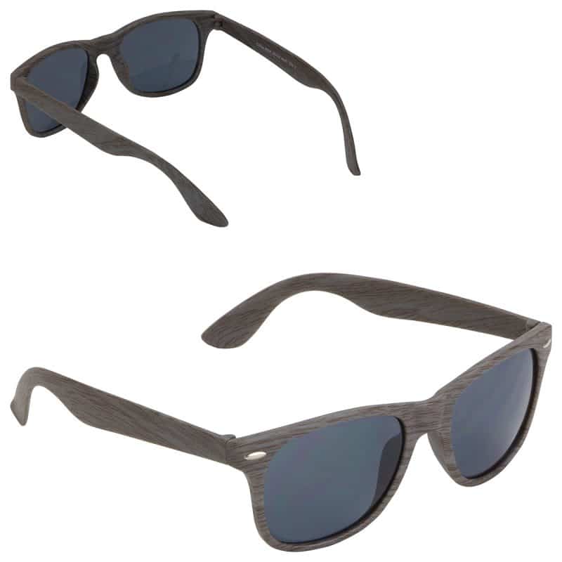 Sebring UV400 Wood Grain Sunglasses - 5