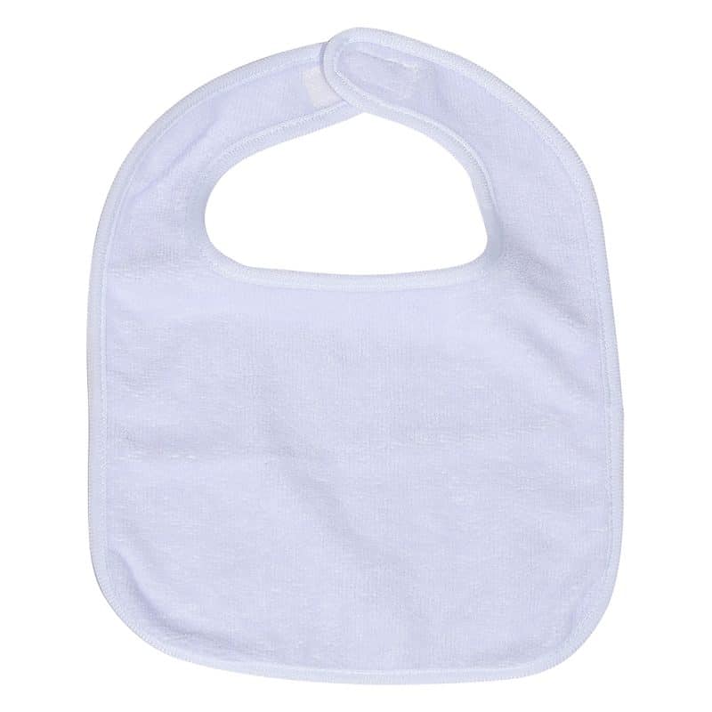 Silk Touch Baby Bib 10" x 13" 360GSM Poly/Cotton - Full Color - 1