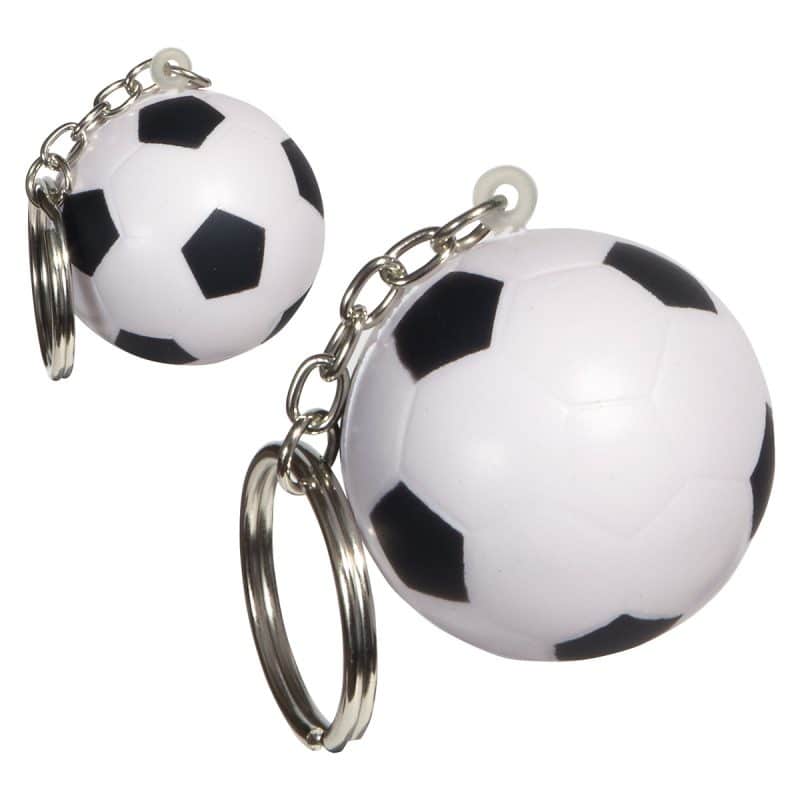 Soccer Ball Stress Reliever Key Chain - 1