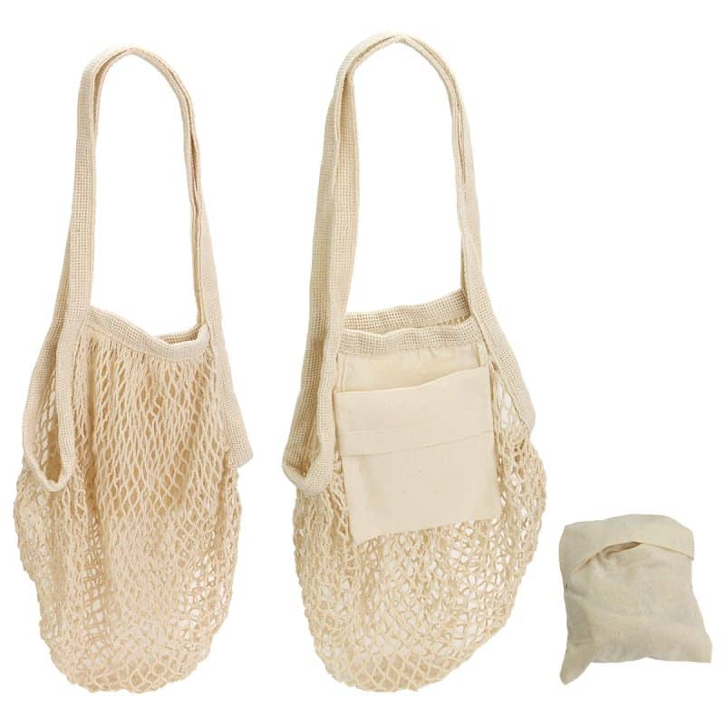 Sonnet Collapsible Cotton Mesh Tote - 1