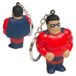 Super Hero Stress Reliever Key Chain - 1