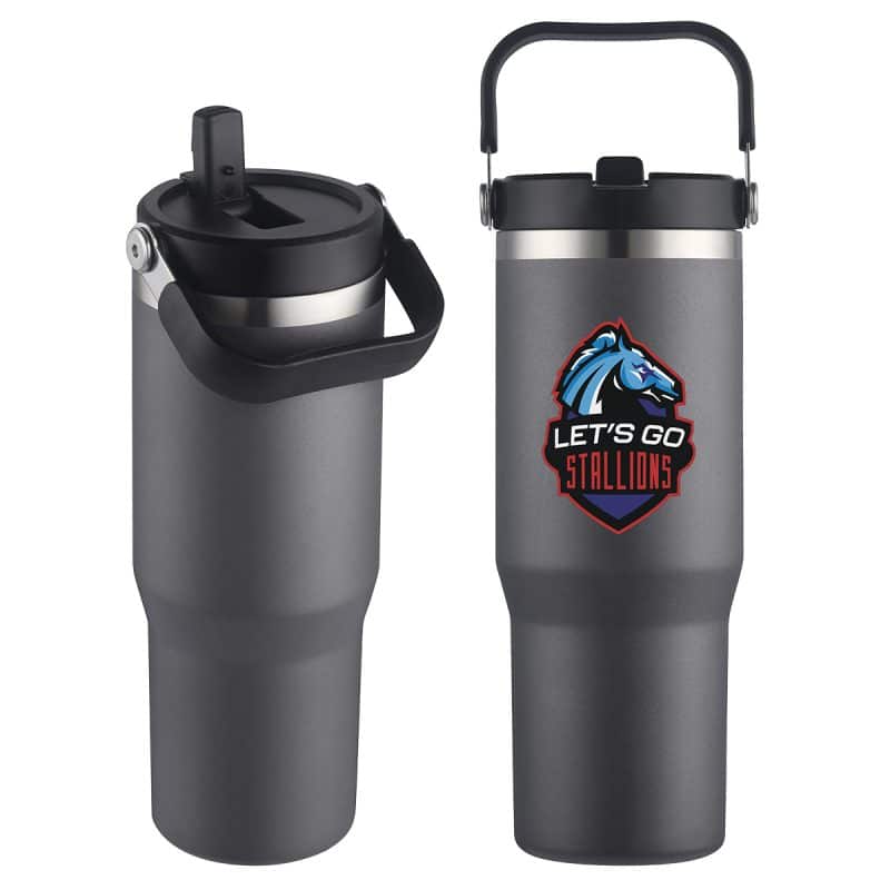 Tollara 30 oz Vacuum Insulated Tumbler with Flip Top Spout - 4