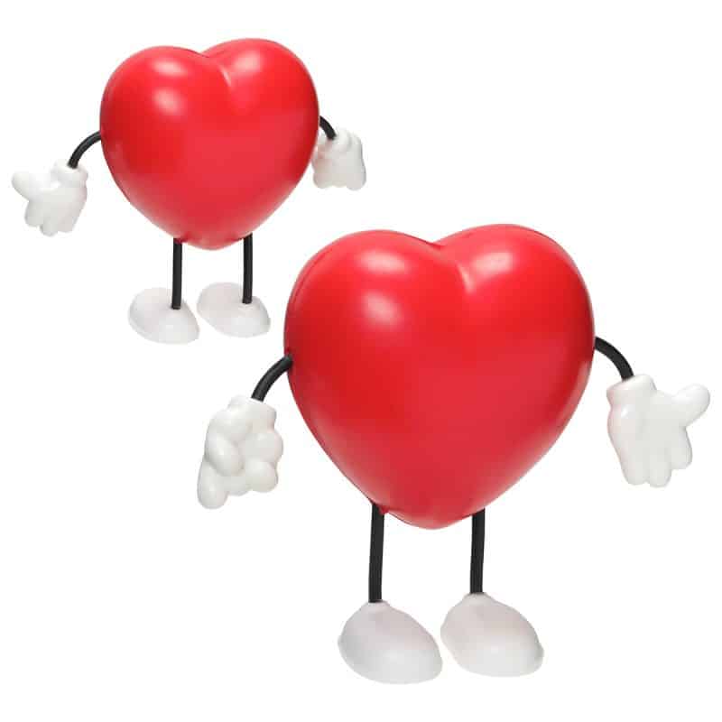 Valentine Heart Stress Reliever Figure - 1