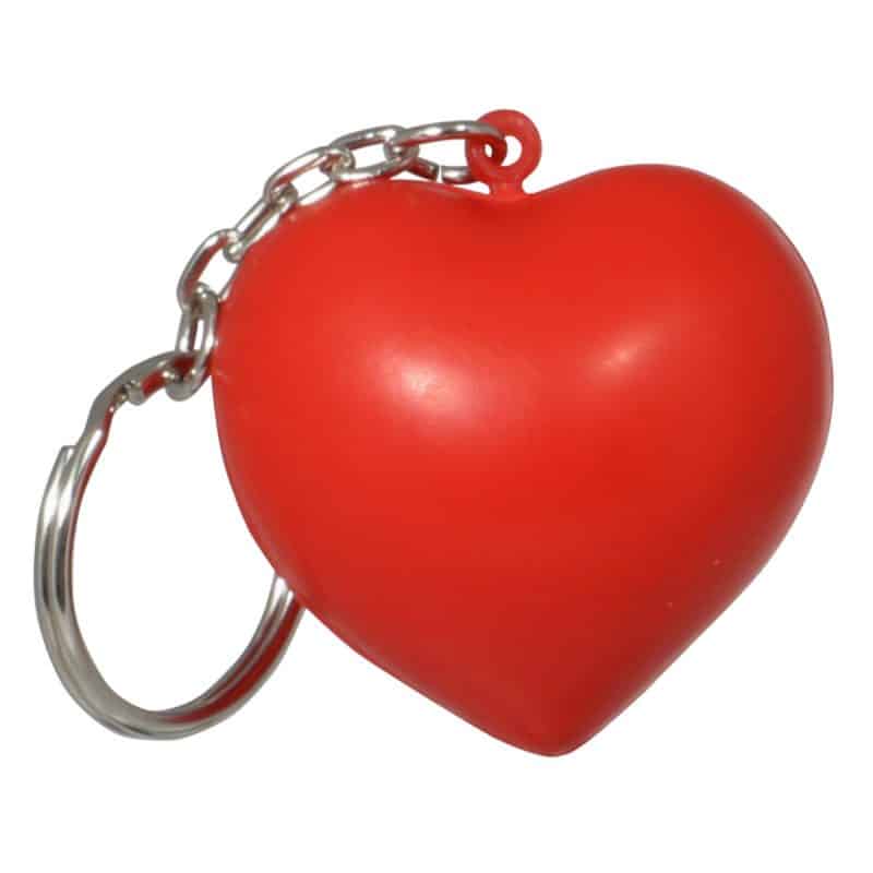 Valentine Heart Stress Reliever Key Chain - 1