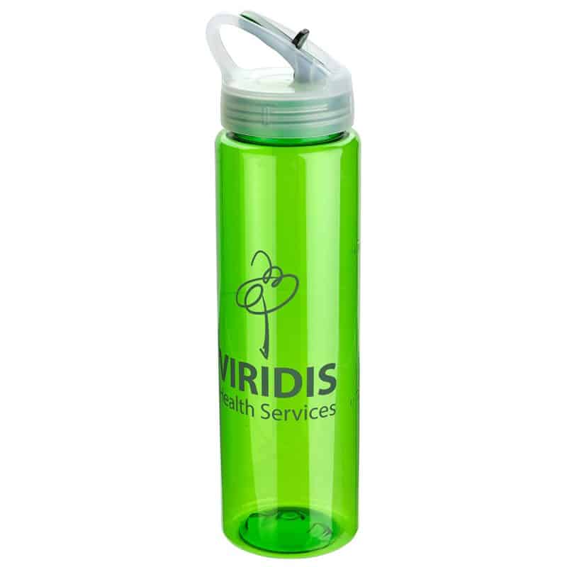 Velo 32 oz PET Bottle with Flip-Up Lid - 6