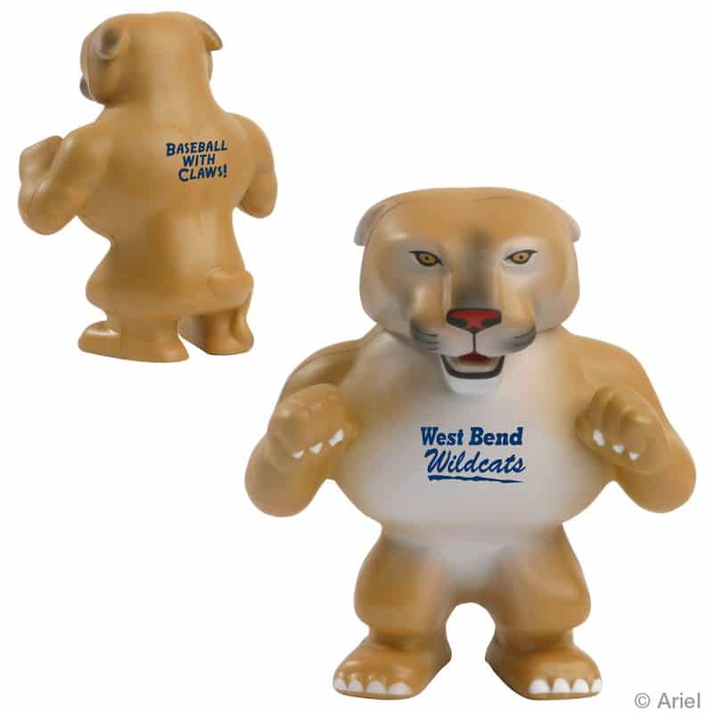 Wildcat-Cougar Mascot Stress Reliever - 2