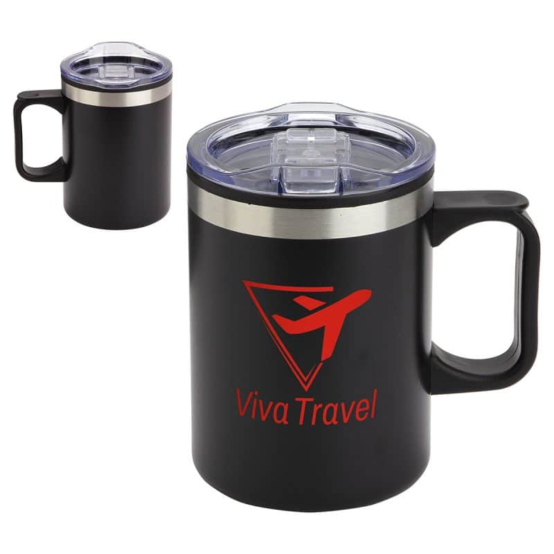 Zara 14 oz Stainless Steel/Polypropylene Mug - 2