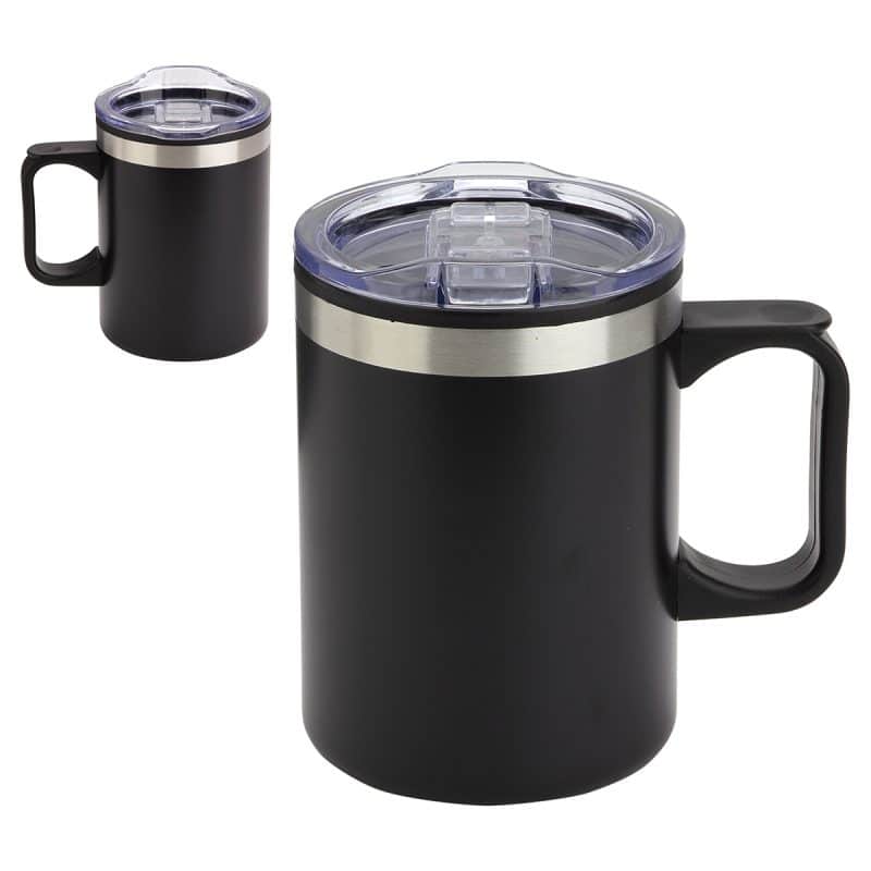 Zara 14 oz Stainless Steel/Polypropylene Mug - 3