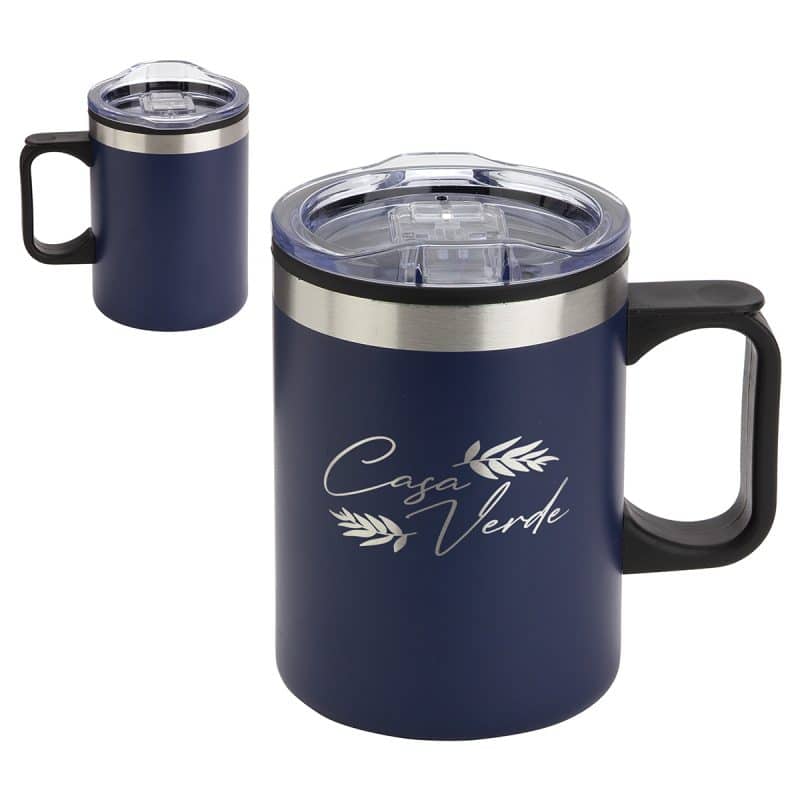 Zara 14 oz Stainless Steel/Polypropylene Mug - 4