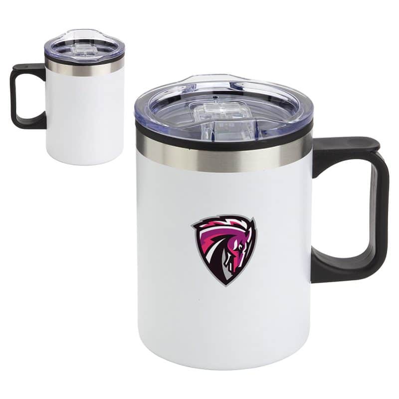 Zara 14 oz Stainless Steel/Polypropylene Mug - 8