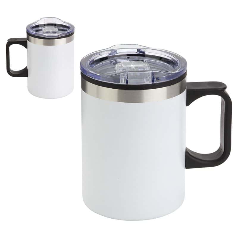 Zara 14 oz Stainless Steel/Polypropylene Mug - 9