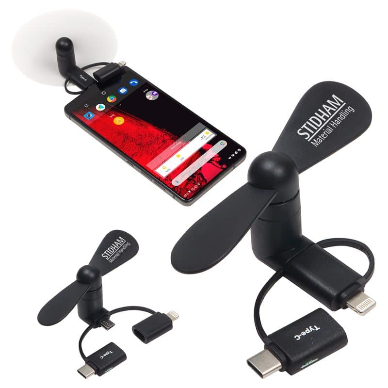 3-in-1 Mini Phone Fan - 2