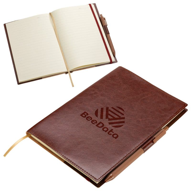 Conclave Refillable Leatherette Journal with Pen - 4