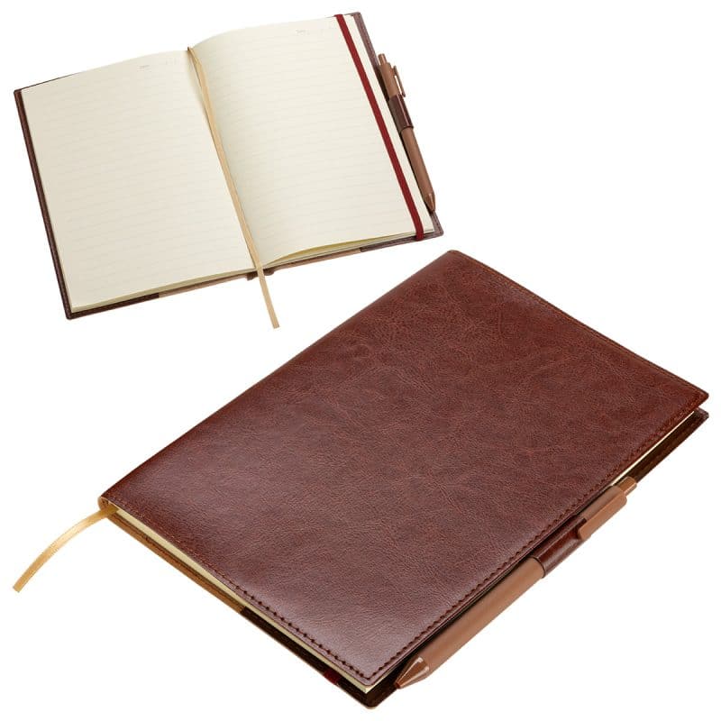 Conclave Refillable Leatherette Journal with Pen - 5