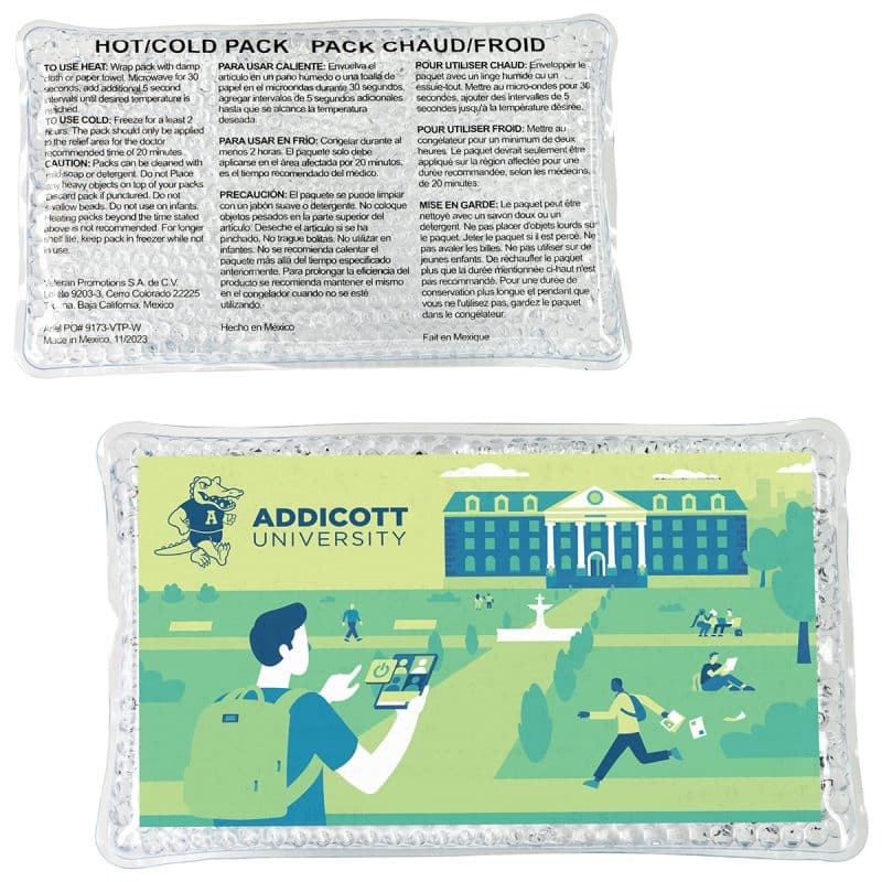 Full-Color Aqua Pearls™ Hot/Cold Pack - 6