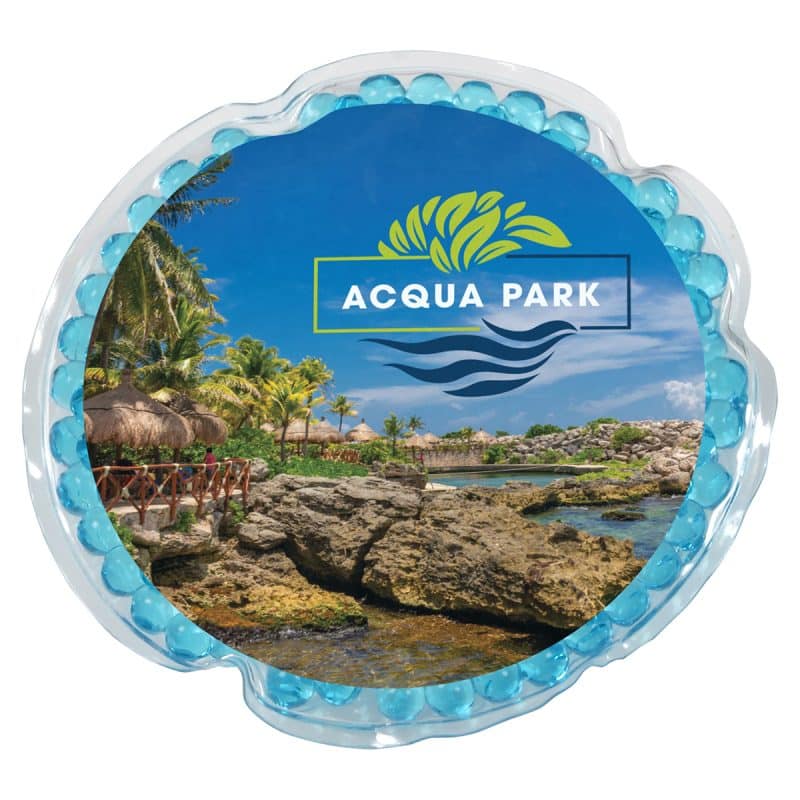 Full-Color Round Aqua Pearls™ Hot/Cold Pack - 4
