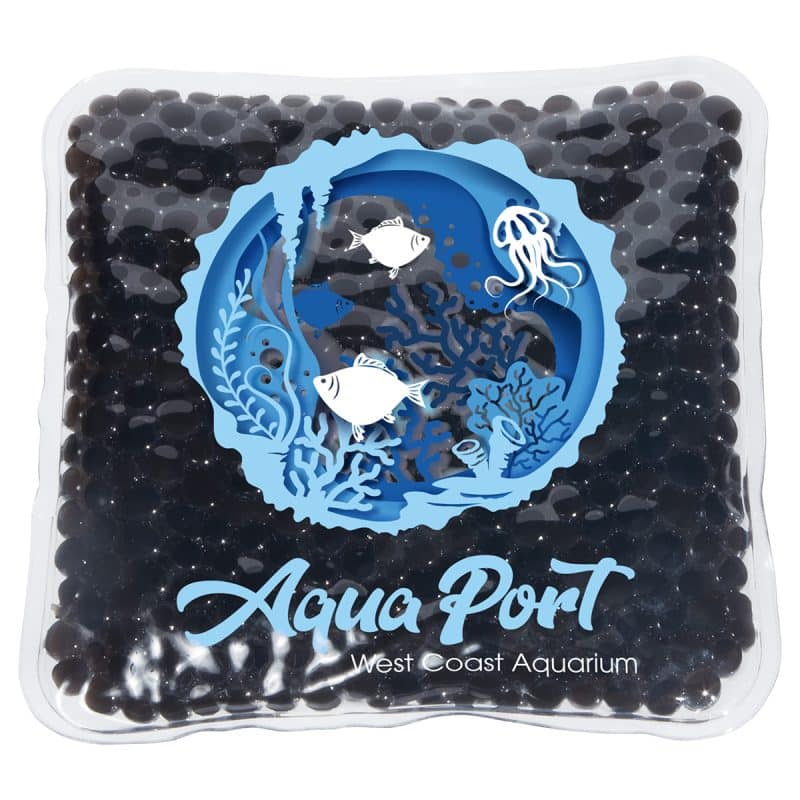 Full-Color Square Aqua Pearls™ Hot/Cold Pack - 2