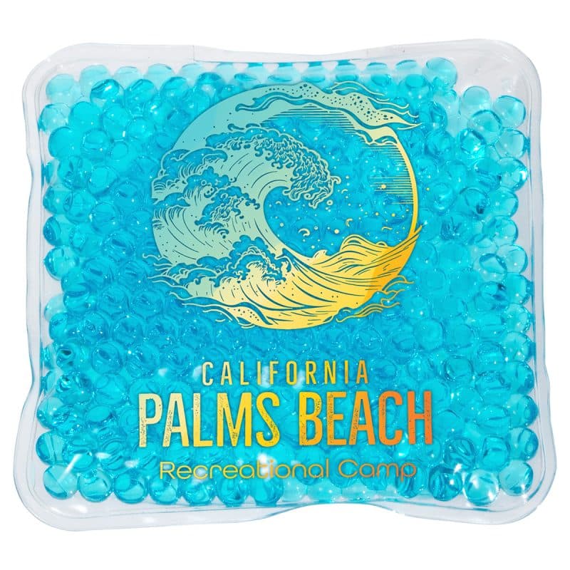 Full-Color Square Aqua Pearls™ Hot/Cold Pack - 4