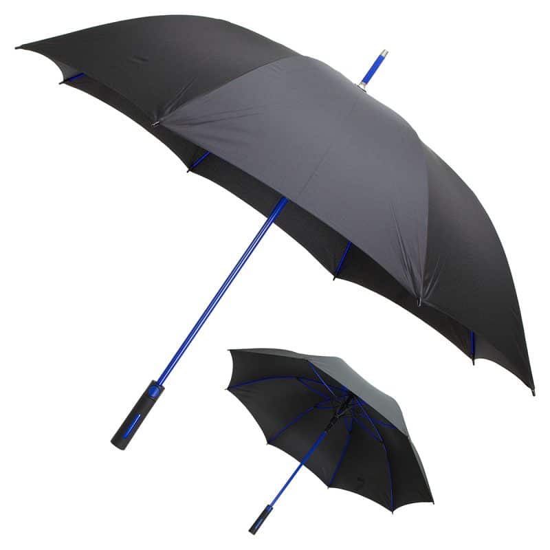 Parkside Auto-Open Umbrella with Contrasting Color Frame - 5
